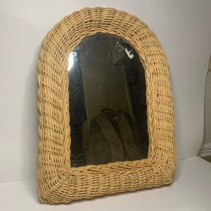 Wicker Mirror